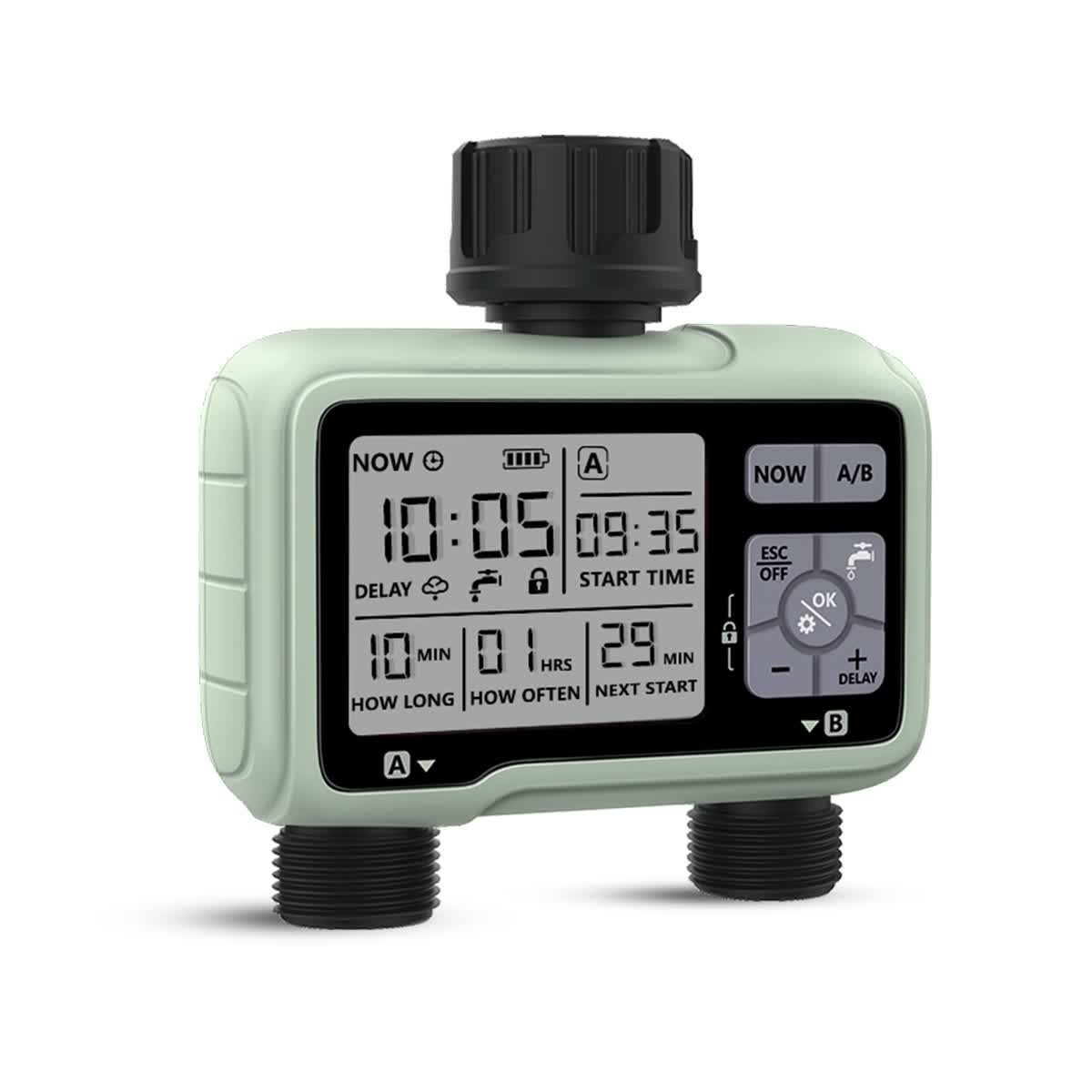 تایمر آبیاری 2 خروجی هانسی مدل HCT-326pro