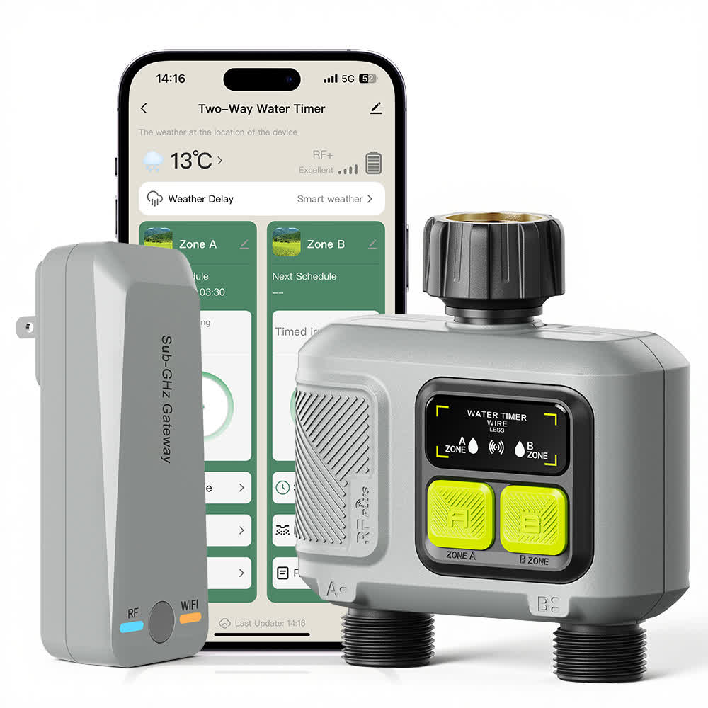 تایمر آبیاری 2 خروجی هانسی مدل HCT-656pro